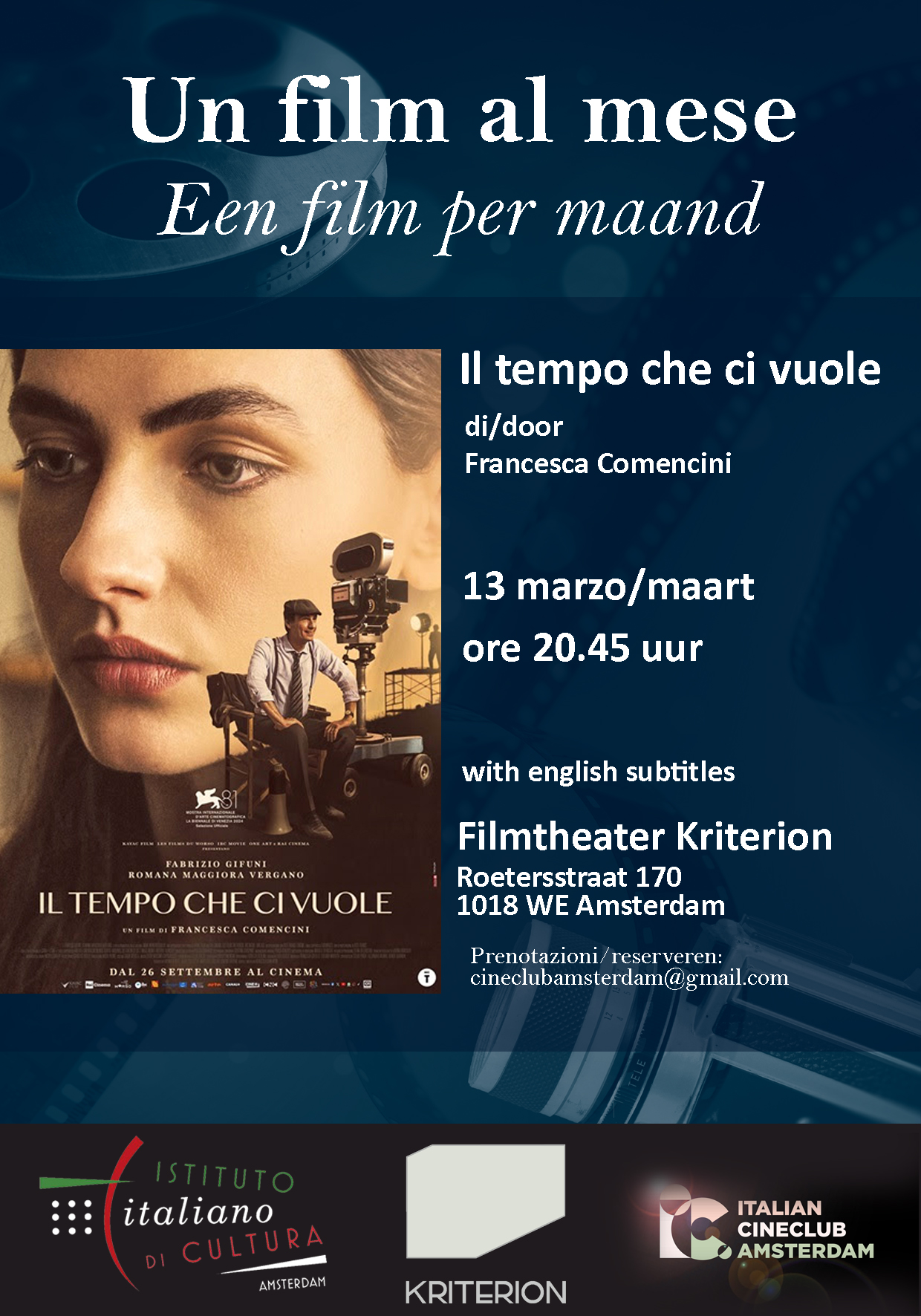 un film al mese il tempo che ci vuole