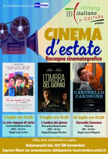 Cinema d'estate 2025 - Istituto Italiano di Cultura di Amsterdam